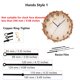 thumbnail image 4 of Movimiento de reloj TIKROUND 12888 con péndulo y eje de 23 mm, 4 of 8