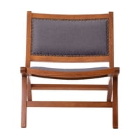 Latam Home - Sitial Hannover Lino Gris Oscuro