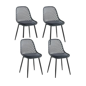 Klik Muebles - Pack De 4 Sillas Europa Acolchadas - Negras