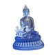 thumbnail image 4 of Figura Budista Azul, Adorno Para Salpicadero De Coche, Escultura Meditadora Para Dormitorio, 4 of 5