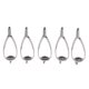 thumbnail image 2 of 5 piezas de ca?a de pescar Reparación de edificios SIC Ring Spinning Casting Guides Tama?o 10, 2 of 5