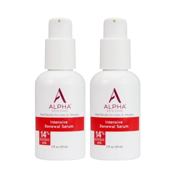Suero Alpha Skin Care Renewal 14% Ácido Glicólico AHA 60 mL x2
