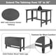 thumbnail image 2 of TOPMAX Farmhouse Wood Extendable Dining Table with Drop Leaf for Small Places, Gray(OLD SKU N717P195019), 2 of 3