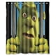 thumbnail image 1 of Cortina de ducha Shrek, juego de cortinas de baño con ganchos, tamaño 60 x 72 pulgadas, 1 of 3
