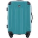 thumbnail image 1 of Luggage Travelers Club Chicago - Carcasa rígida, ampliable, 20 pulgadas, color verde azulado, 1 of 7