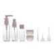 thumbnail image 1 of Juego De 8 Botellas De Viaje Rellenables Para Crema Cosmética Accesorios A Prueba De Fugas Rosa, 1 of 5