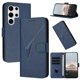 thumbnail image 1 of Funda Cartera Fibra de Carbono para Samsung Galaxy S25 Ultra con Soporte y Cierre Magnético Azul, 1 of 6