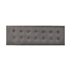 thumbnail image 1 of Respaldo Elegante Super King Capitone 200x60 Cm Gris Felpa Botones, 1 of 3