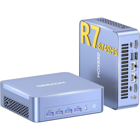 Mini PC GEEKOM AX8 Max Ryzen 7 16GB 1TB SSD Windows 11