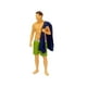 thumbnail image 4 of 1/64 Figuras De Personas Para Hombres Proyectos De Bricolaje Accesorios De Película Figuritas Pintadas A Mano Verde, 4 of 5