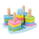thumbnail image 5 of Bloques Apiladores Geométricos De Clasificación De Formas De Madera Desarrollo Para Niños Regalos Búho, 5 of 5