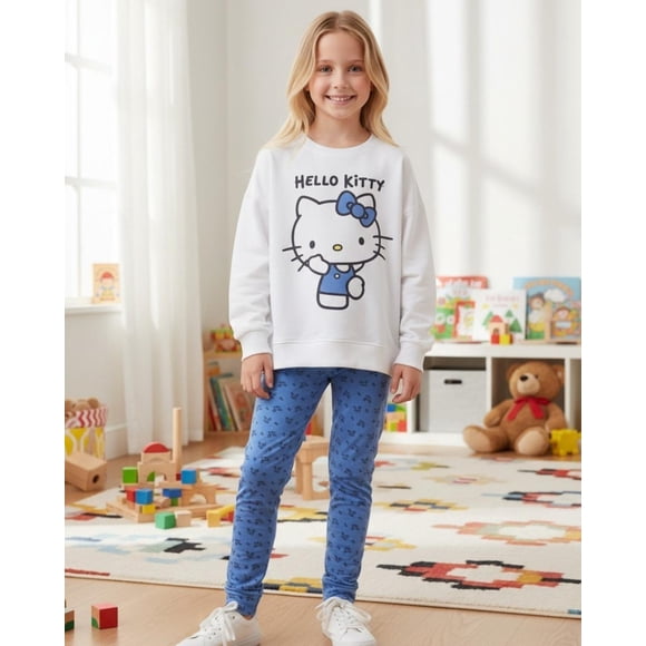 Conjunto Niña Hello Kitty blanco 8