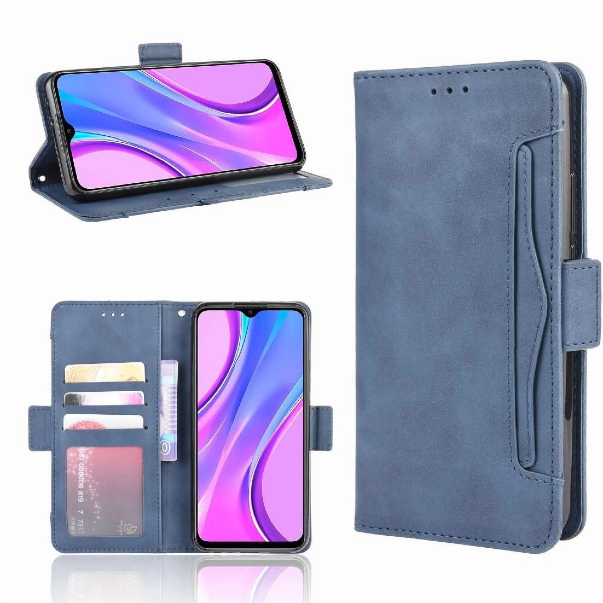 Foxdock - Funda Cartera Magnética Para Xiaomi Redmi 9- Tarjetero Desmontable, Cuero Pu, Soporte