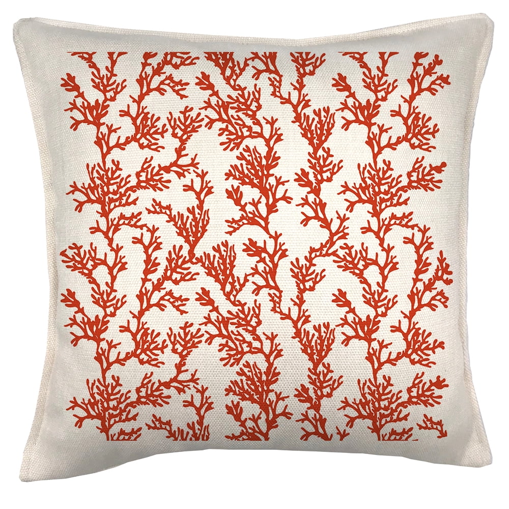 Tuyo Print - Cojín Algas Rojo 45x45