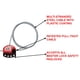 thumbnail image 4 of Cable de acero Lockout Tagout Master Lock S806 ajustable, 4 of 6