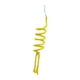 thumbnail image 4 of Perca De Columpio En Espiral Para Loros, Percha De Cuerda En Espiral Para Pájaros, Periquitos, Pinzones, Amarillo, 1m, 4 of 5