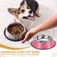 thumbnail image 5 of Uxcell Cuenco de Acero Inoxidable para Perros, Cuenco para Comida y Agua con Base de Silicona Antideslizante, 5 of 7