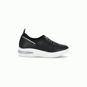 Zapatilla Urbana Mujer Negro/Elastico Soft Step Piccadilly