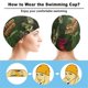 thumbnail image 3 of Mundo extraño Gorro de Natación de Licra, Gorro de Baño de Tela Cómoda, Gorro Elástico Antideslizante para Hombres, Mujeres y Niños, 3 of 6