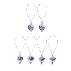 Bothyi - Marcadores De Puntada De Tejer Clip Práctico Hecho A Mano Para Suministros De Tejido De Ganchillo 6 Piezas Estilo B