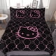 thumbnail image 1 of Hello Kitty Duvet Cover Set 3-Piece Bedding Set Soft Warm And Comfortable Soft Bed Set for Bedroom All Season Bed Sheets, 1 of 5