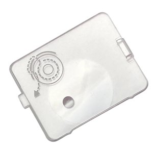 Magideal - Placa De Cubierta De Bobina, Conjunto De Placa Deslizante, Placas De Cubierta De Gancho Transparentes De Fácil Instalación, Accesorios De Piezas De Má
