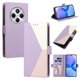 thumbnail image 1 of Cartera para Xiaomi Redmi 17C en PU Tricolor, Funda con Solapa, Morado, 1 of 6