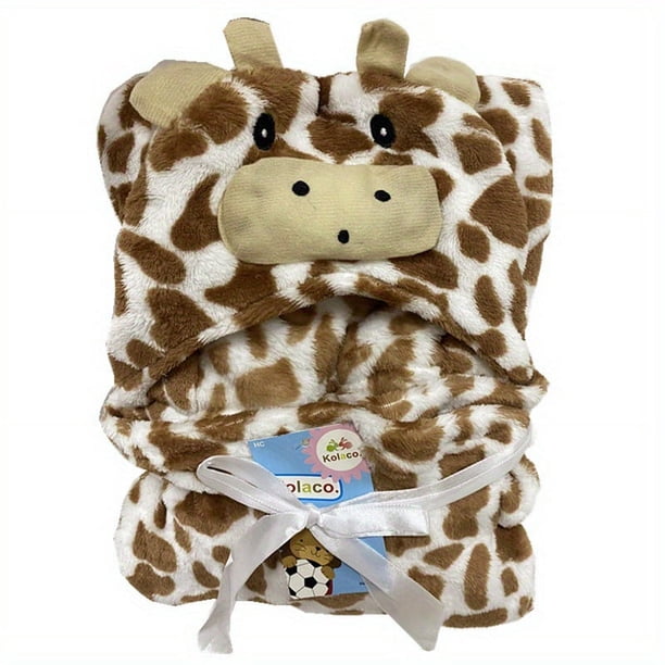 Wrap Your Little One in Softness with Our Newborn Cartoon Animal Baby Bath Towel Bodysuit - Perfect for Bath Time, Sleeping, and Babysitting!
