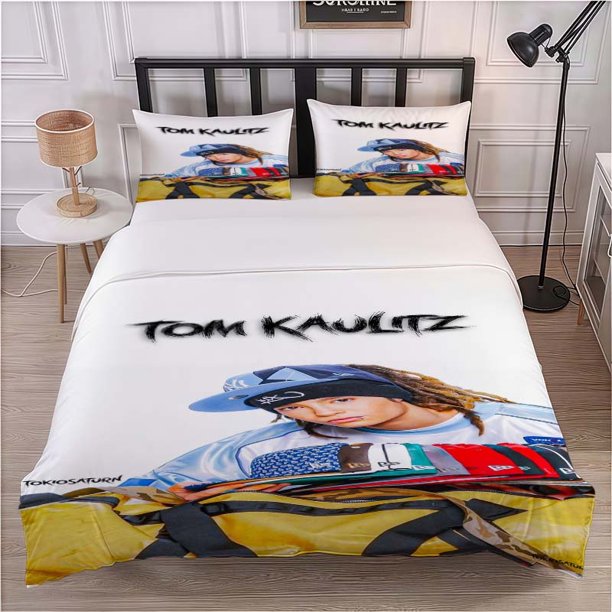 German Musician Tom Kaulitz Casual Fashion Style Printed Bedding Set Soft and Comfortable