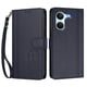 thumbnail image 3 of Funda Cartera Trébol para Xiaomi Poco X8 Pro con Ranuras Tarjetas y Carga Inalámbrica Azul oscuro, 3 of 6