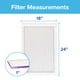 thumbnail image 2 of Filtro de aire Filtrete para aire acondicionado 45 x 61 x 2 cm MERV 12 MPR 1500, paquete de 2, 2 of 9