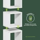 thumbnail image 3 of Librería Furinno Cubicle apilable de 2 niveles, blanca, 40 x 40 x 37 cm, 3 of 7