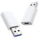 thumbnail image 1 of Adaptador USB a USB-C Pastall para Apple Watch/iPhone, paquete de 2, 1 of 7