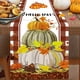 thumbnail image 3 of 1pc Thanksgiving Table Runner, Buffalo Plaid Pumpkin Dwarf Sunflower Kitchen Dining Decoration, Vintage Seasonal Fall Harvest Farmhouse Table Runner, Tea Table Cabinet Cover Cloth, Gift, Holiday Decor, 3 of 5