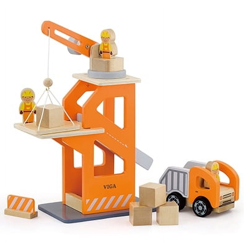 Viga - Juguete Madera Play Set Grua