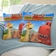 thumbnail image 3 of Funda de Almohada de Terciopelo Desmarcar La Pequeña Escuela de Dinos 56x56 cm, 3 of 6