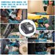 thumbnail image 4 of Batería wowrmaykay BL1830 de ion de litio 18 V 3.0 Ah para Makita, 4 of 6