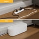 thumbnail image 5 of Caja de gestión de cables D-Line pequeña blanca para tomas de corriente, 5 of 7