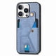 thumbnail image 5 of Funda Resistente para iPhone 16 Pro Max con Tarjetero y Soporte, Diseño Magnético Azul, 5 of 5