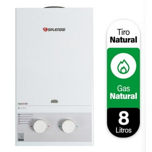 Calefont 8 Litros Gas Natural Tiro Natural Splendid