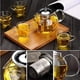 thumbnail image 5 of Tetera de vidrio con infusor extraíble, tetera segura, juego para preparar té de hojas sueltas y flores, 5 of 7