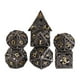 thumbnail image 4 of Juego De Dados DND De Metal Hueco De 7 Piezas Con Estuche De Transporte Para Ense?anza De Matemáticas D&D PRG, 4 of 5