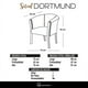 thumbnail image 4 of Sitial Dortmund Tela Velvet Azul Petroleo, 4 of 4