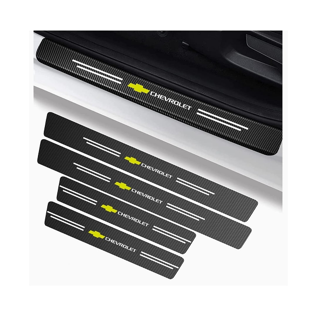 Mundo Accesorios - Cubre Zócalos Adhesivos Para Autos Y Camionetas Universal Chevrolet