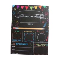 Bothyi - Pizarra De Doble Cara Para El Primer Día Y El Último Día De Clases Para La Oficina Del Jardín De Infantes