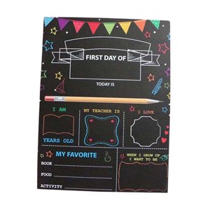 Bothyi - Pizarra De Doble Cara Para El Primer Día Y El Último Día De Clases Para La Oficina Del Jardín De Infantes