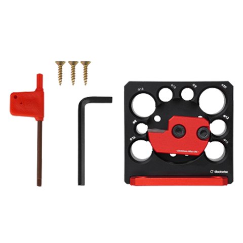 Magideal - Fabricante De Pasadores Ajustable Placa De Pasador Diy Artesanía De Madera Fabricante De Varillas De Madera Aleación De Aluminio Taladro Eléctrico