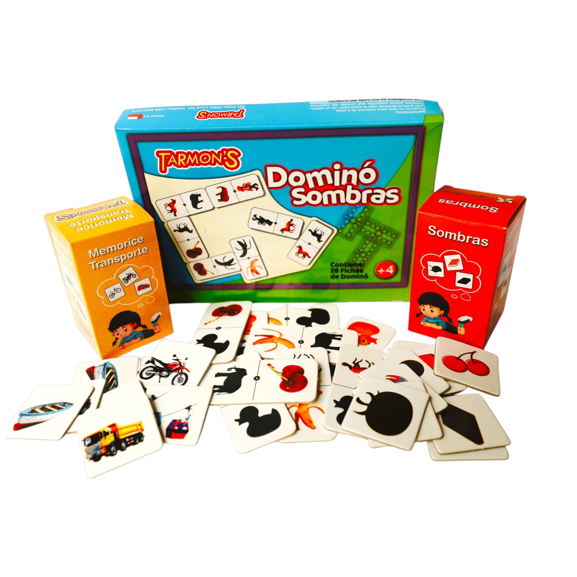 Tarmons - Pack Sombras Percepción Educativos – ¡regala Aprendizaje Y Diversión En Familia!
