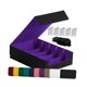 thumbnail image 4 of Caja De Cartón A Prueba De Polvo Para Coleccionables Con 24 Separadores Y 5 Soportes, Color Morado, 4 of 5
