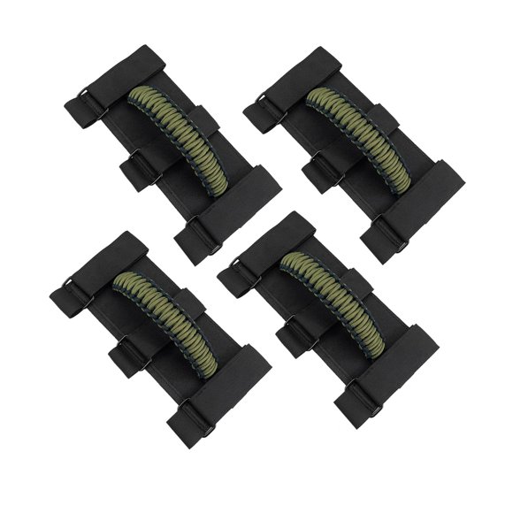 Manijas de agarre SWLOR para Jeep Wrangler/Gladiator Verde Militar - Juego de 4
